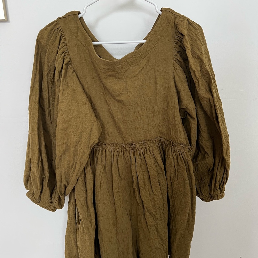 FP Beach Olive Textured Romper